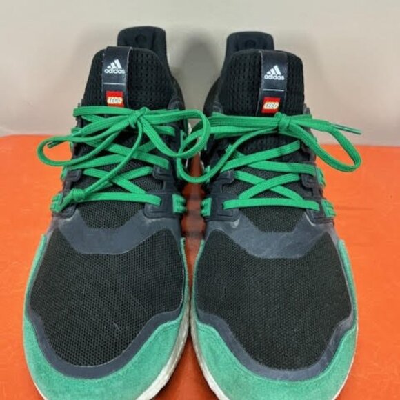 Adidas Men's Ultraboost LEGO X DNA Green/Black Sneakers SIZE 12 US - Picture 3 of 7
